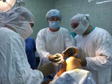 Провожу операцию в Полтавской обласной больнице